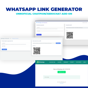 Whatsapp Link Generator - Unofficial ChatPion / XeroChat Add-on