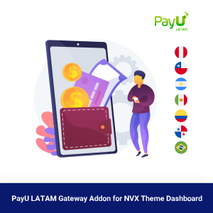 PayU LATAM Payment Gateway addon for NVX Theme Dashboard